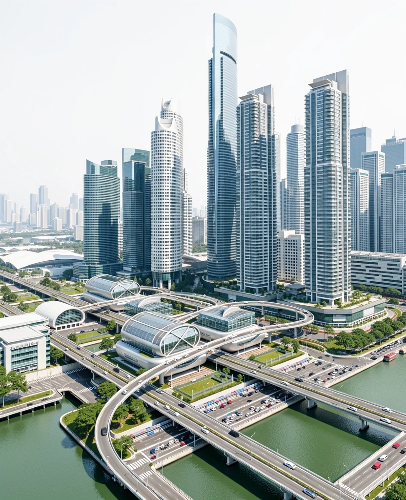 High-tech infrastructure in Singapore